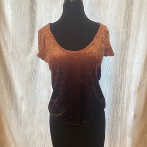 American Eagle outfitters velvet ombré top